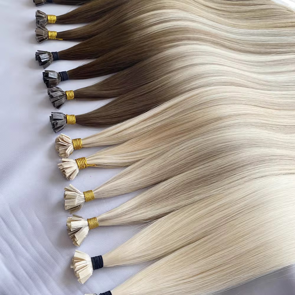 Flat Tip Keratin Bonds Hair Extensions