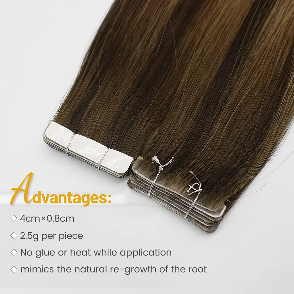 Injected Tape Hair Extensions