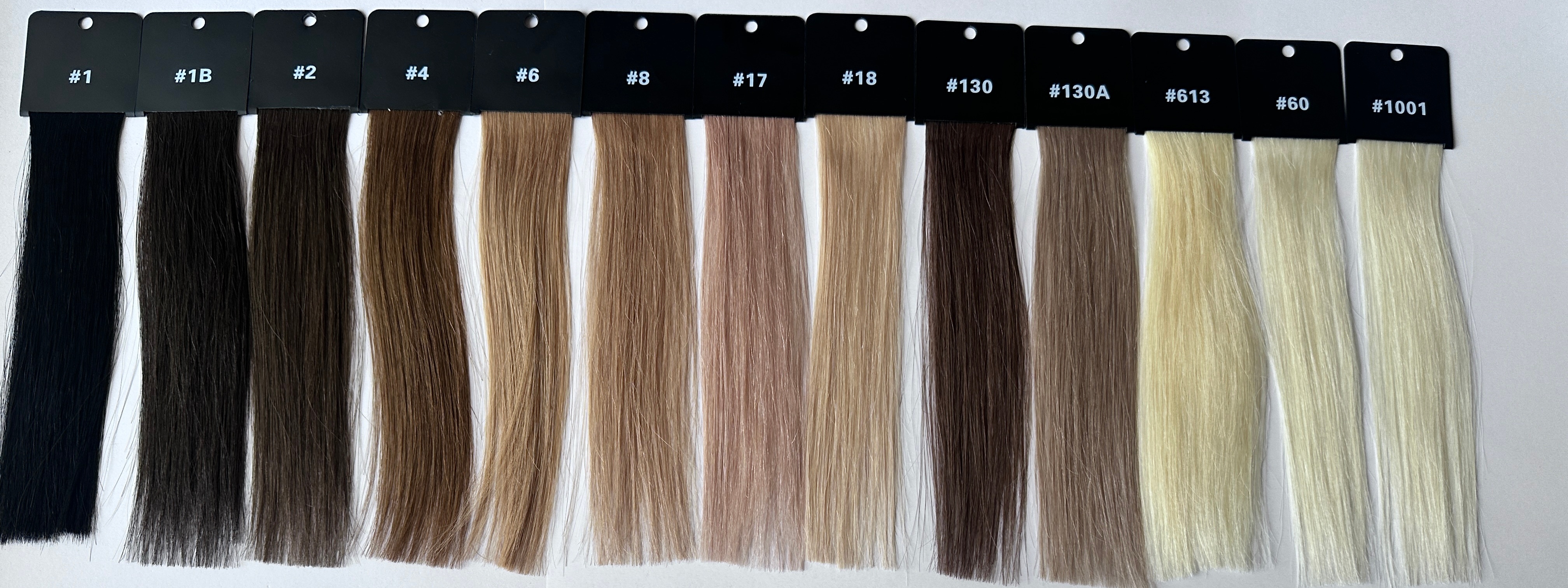 Yahui Hair Complete Color Chart